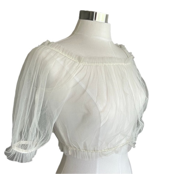 One Size Sheer Crop‎ top - Picture 2 of 6